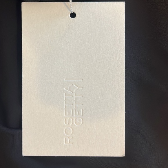 NWT Rosetta Getty Black Backless Dress Sz Small - Picture 12 of 14